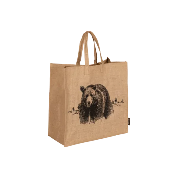 Bærebag i jute - Bilde 3